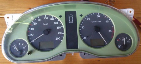 Oprava prístrojovky Sharan